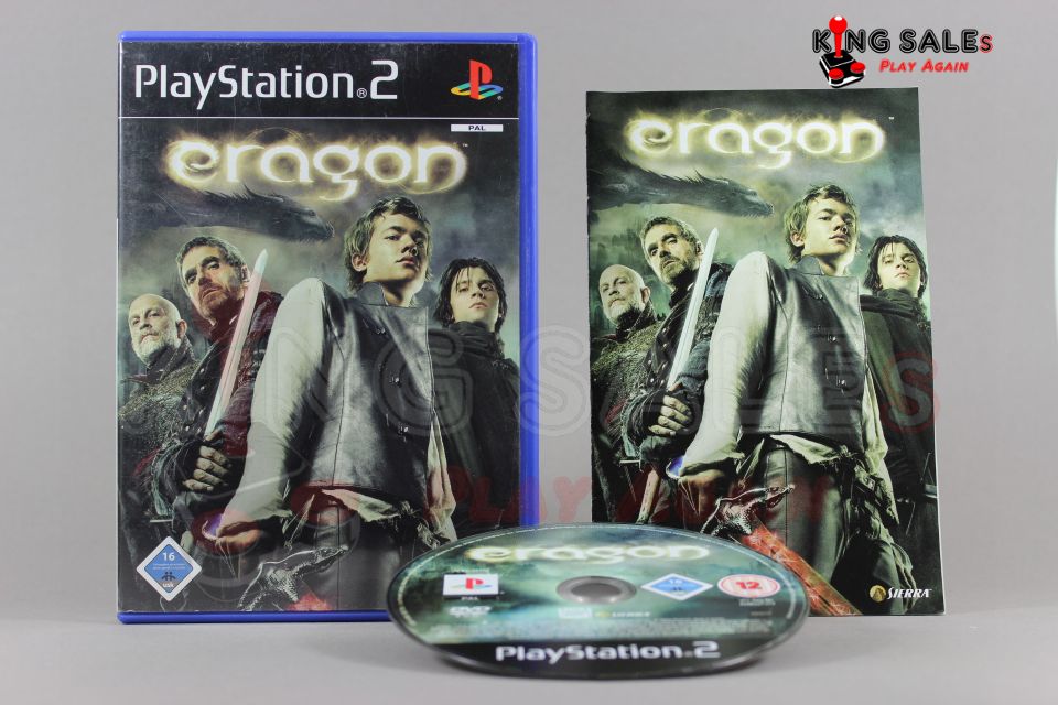 PlayStation 2 Videospiel Eragon Hülle mit Anleitung und Disc
