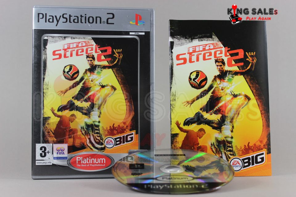 PlayStation 2 Videospiel Fifa Street 2 Hülle mit Anleitung und Disc