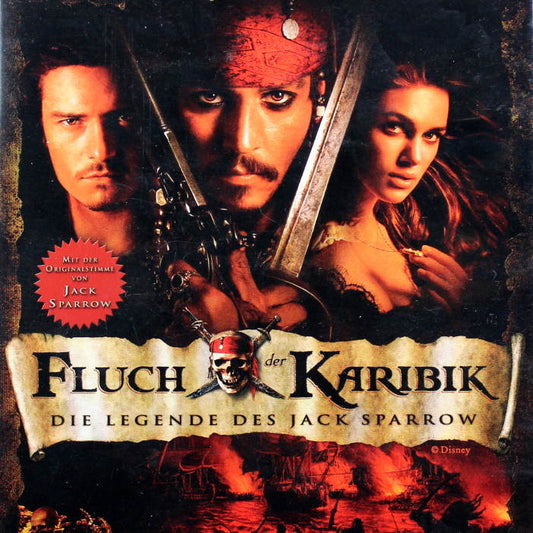 PlayStation 2 Videospiel Fluch der Karibik Die Legende von Jack Sparow Hülle mit Anleitung und Disc