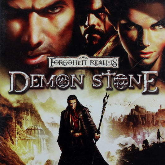 PlayStation 2 Videospiel Forgotten Realms Demon Stone Hülle mit Anleitung und Disc