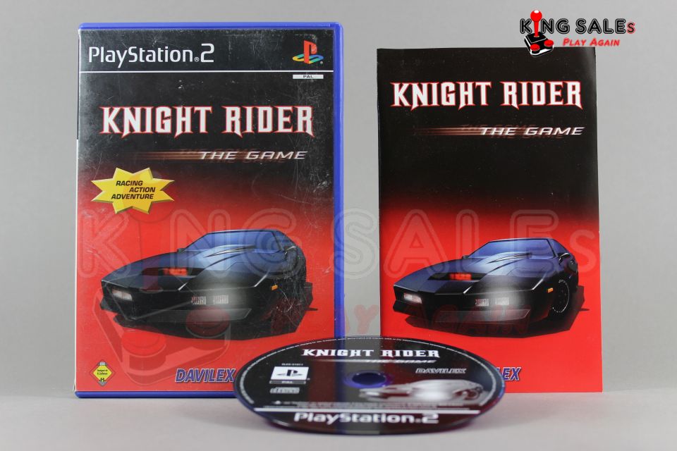 PlayStation 2 Videospiel Knight Rider Hülle mit Anleitung und Disc