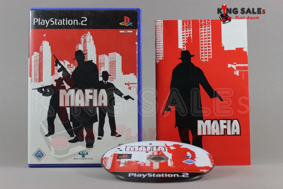 PlayStation 2 Videospiel Mafia Hülle mit Anleitung und Disc