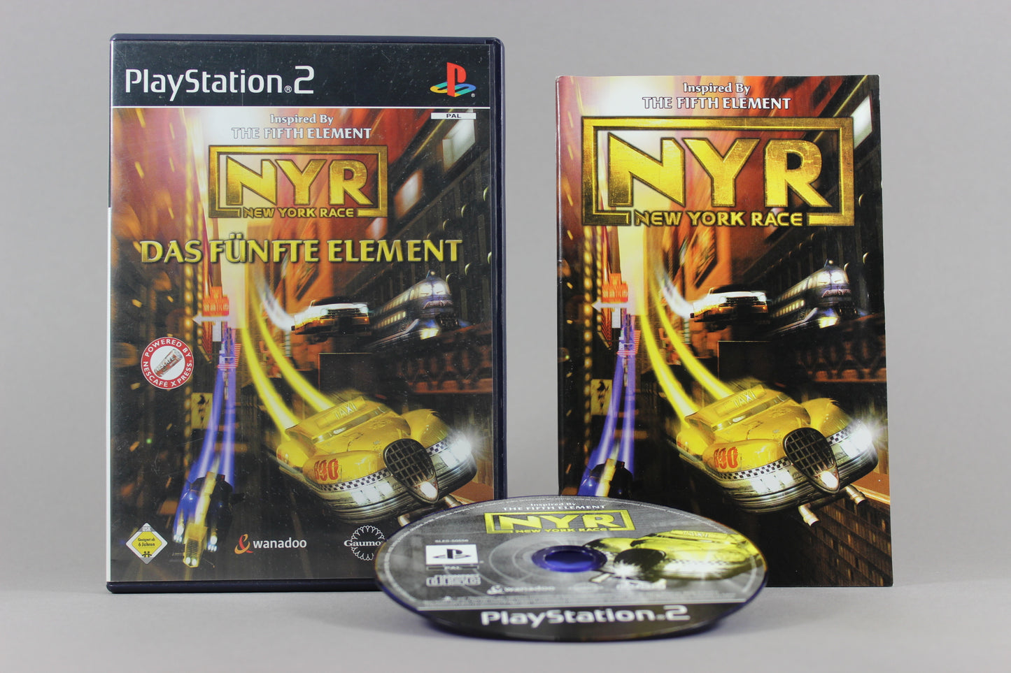 PlayStation 2 Videospiel New York Racer Hülle mit Anleitung und Disc