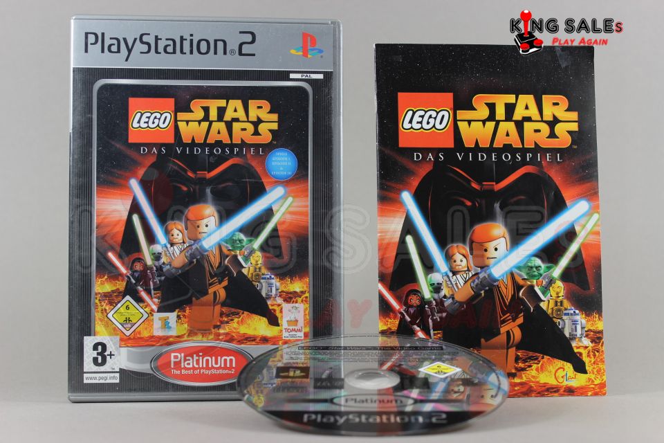PlayStation 2 Videospiel Lego Star Wars Das Videospiel Hülle mit Anleitung und Disc