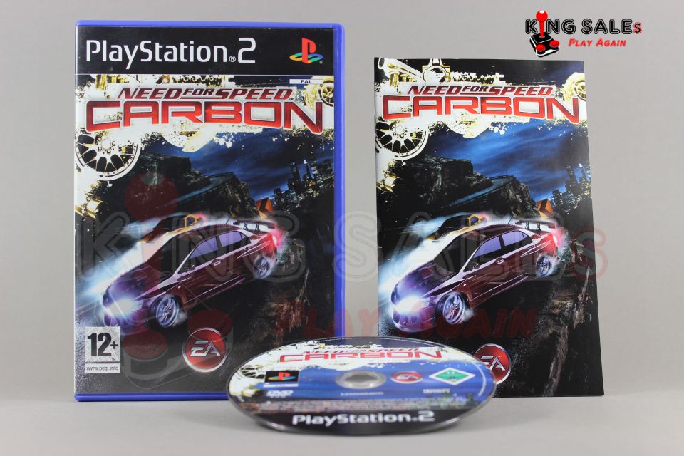 PlayStation 2 Videospiel Need for Speed Carbon Hülle mit Anleitung und Disc