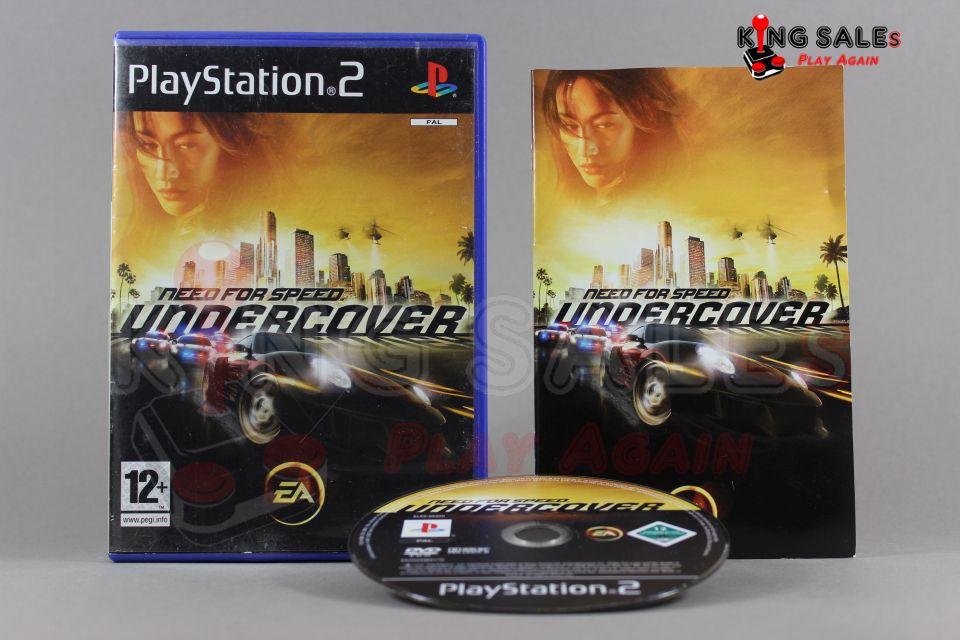 PlayStation 2 Videospiel Need for Speed Undercover Hülle mit Anleitung und Disc