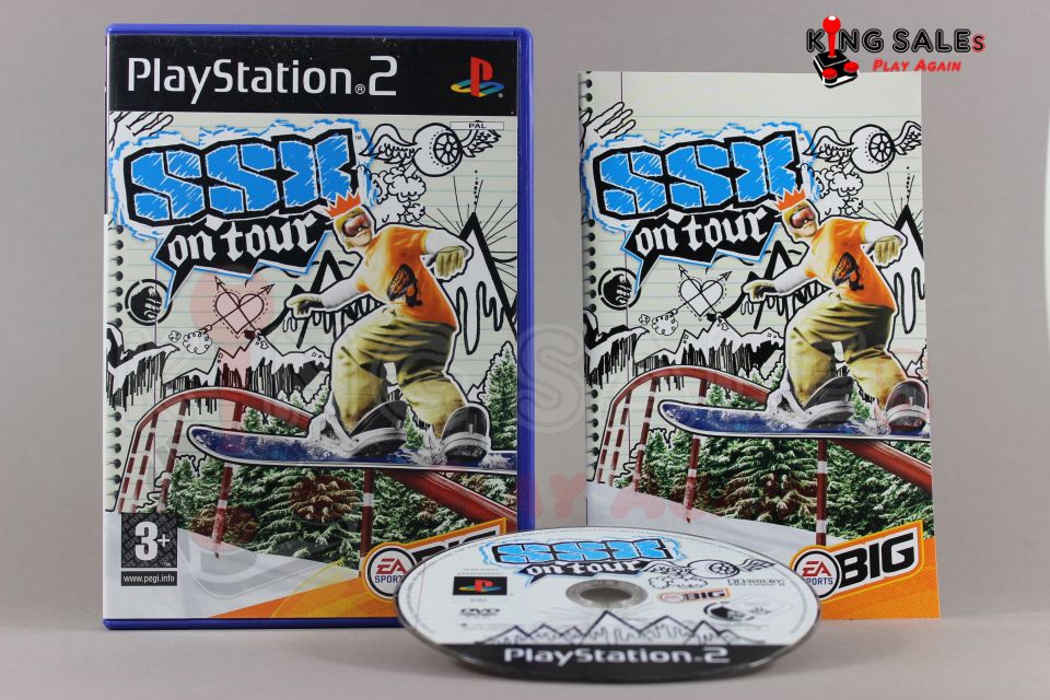 PlayStation 2 Videospiel SSX on Tour Hülle mit Anleitung und Disc