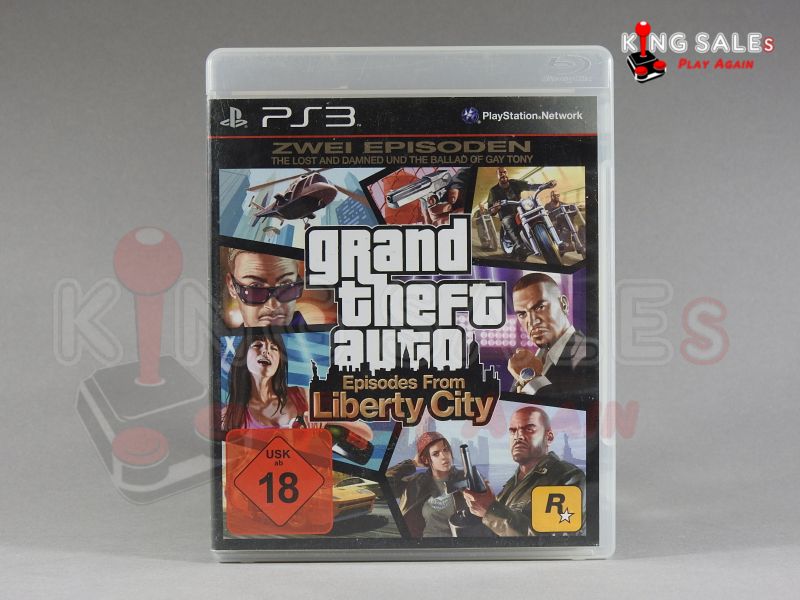 PlayStation 3 Videospiel Grand Theft Auto Episodes From Liberty City Hülle von vorne