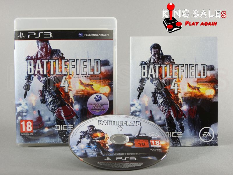 PlayStation 3 Videospiel Battlefield 4
Hülle mit Anleitung und Disc