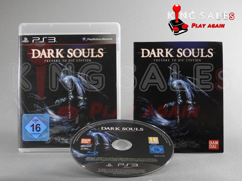 PlayStation Videospiel Dark Souls Hülle mit Anleitung und Disc