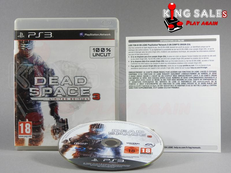 PlayStation Videospiel Dead Space 3 Hülle mit Anleitung und Disc
