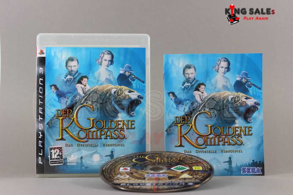 PlayStation Videospiel Der goldene Kompass Hülle mit Anleitung und Disc