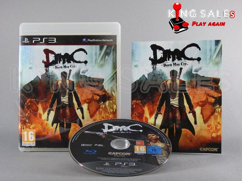 PlayStation Videospiel Devil May Cry Hülle mit Anleitung und Disc