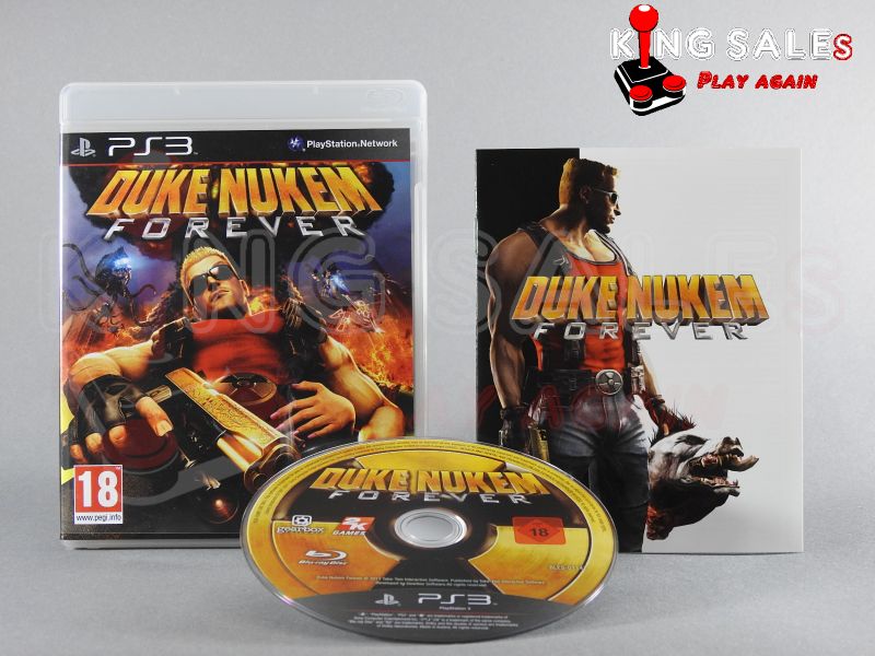 PlayStation Videospiel Duke Nukem Forever Hülle mit Anleitung und Disc