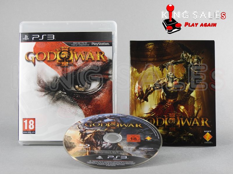 PlayStation Videospiel God of War 3 Hülle mit Anleitung und Disc
