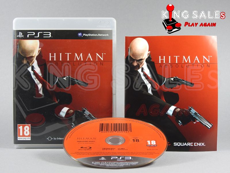 PlayStation 3 Videospiel Hitman Absolution Hülle mit Anleitung und Disc