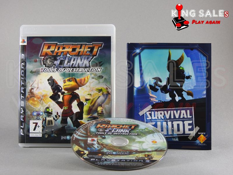 PlayStation 3 Videospiel Ratchet & Clank Tools of Destruction Hülle mit Anleitung und Disc