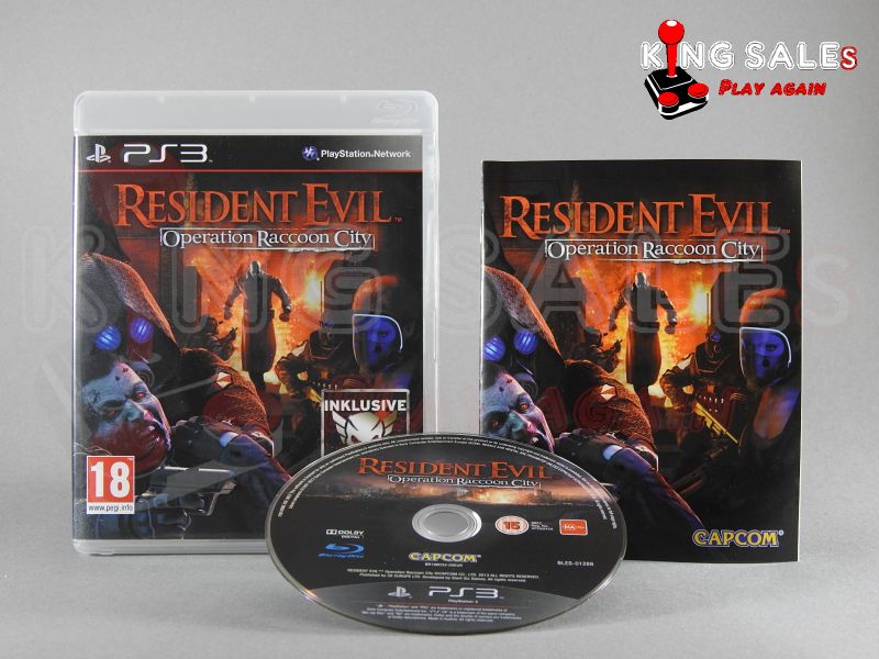 Playstation 3Videospiel Resident Evil Raccoon City Hülle mit Anleitung und Disc