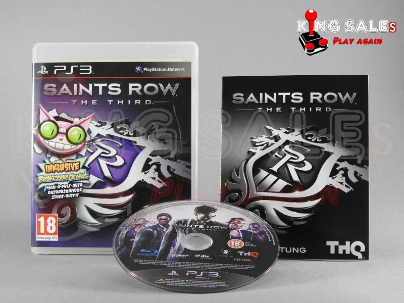 PlayStation 3 Videospiel Saints Row: The Thirt Hülle mit Anleitung und Disc