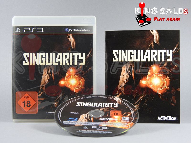 PlayStation 3 Videospiel Singularity Hülle mit Anleitung und Disc