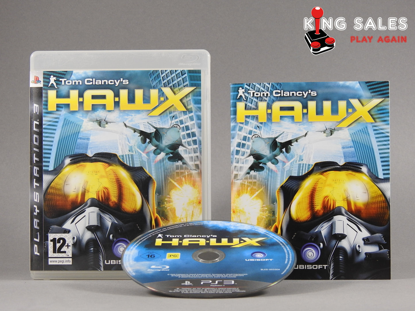 PlayStation 3 Videospiel Tom Clancys HAWX Hülle mit Anleitung und Disc