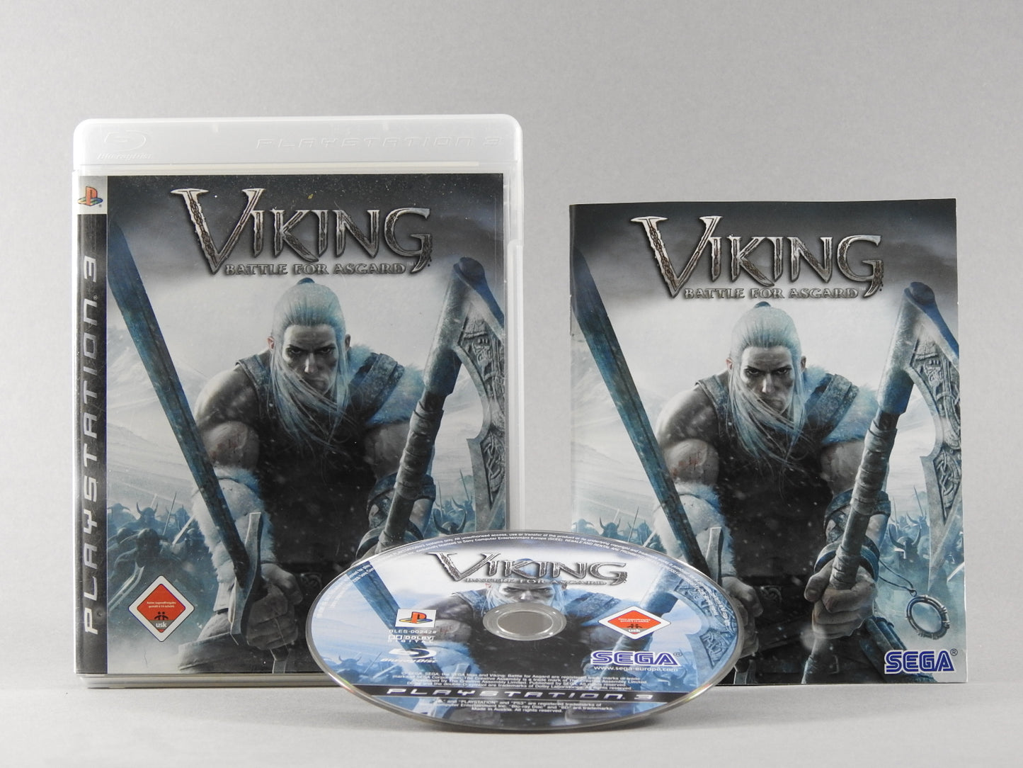 Sony PlaYstation 3 Videospiel Viking: Battle for Asgard Hülle mit Anleitung und Disc