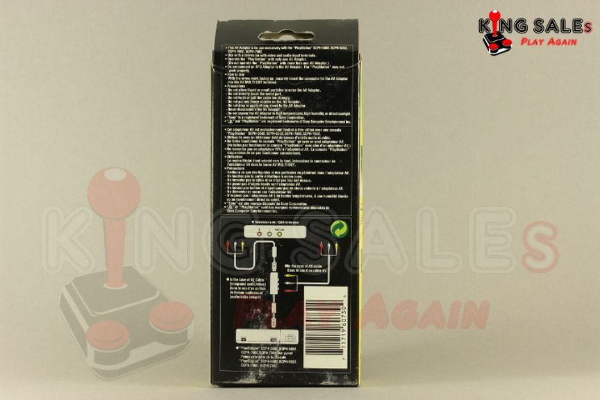 PlayStation AV-Adapter OVP von hinten