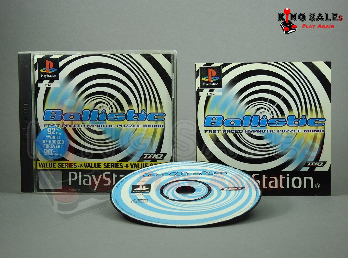 PlayStation Videospiel Ballistic
Hülle mit Anleitung und DIsc