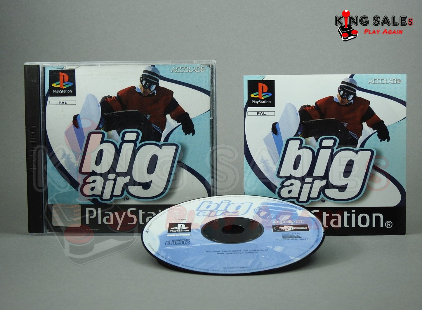 PlayStation Videospiel Big Air Hülle mit Anleitung und Disc