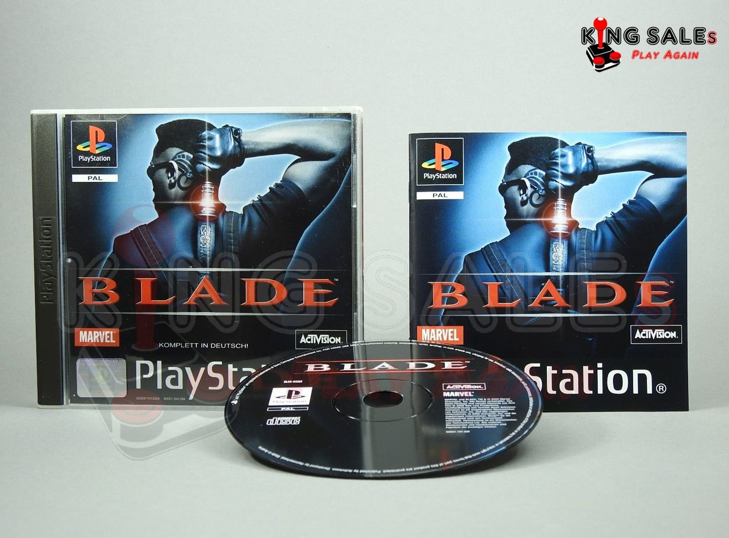 PlayStation Videospiel Blade Hülle mit Anleitung und Disc