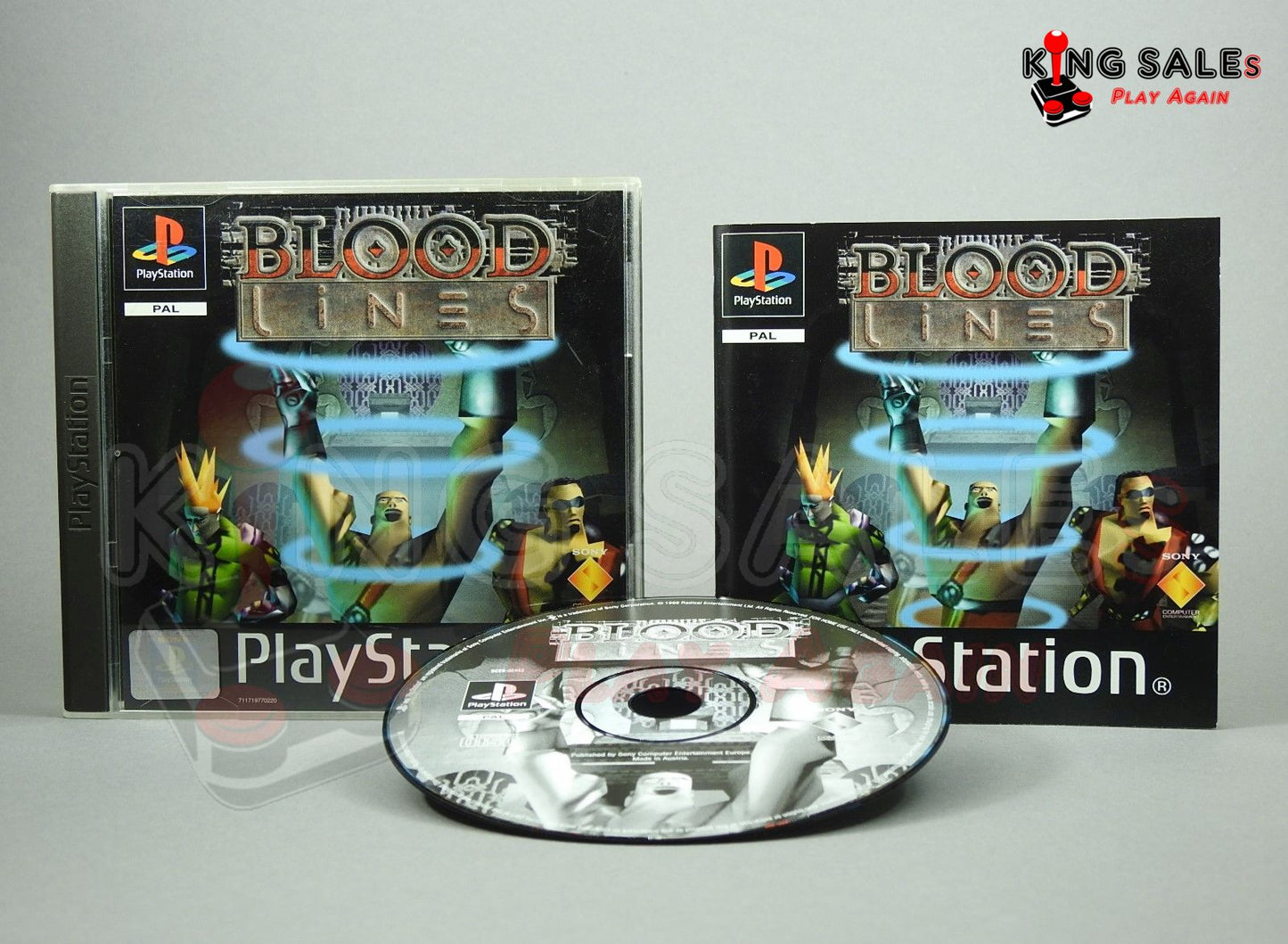 PlayStation Videospiel Blood Lines Hülle mit Anleitung und Disc