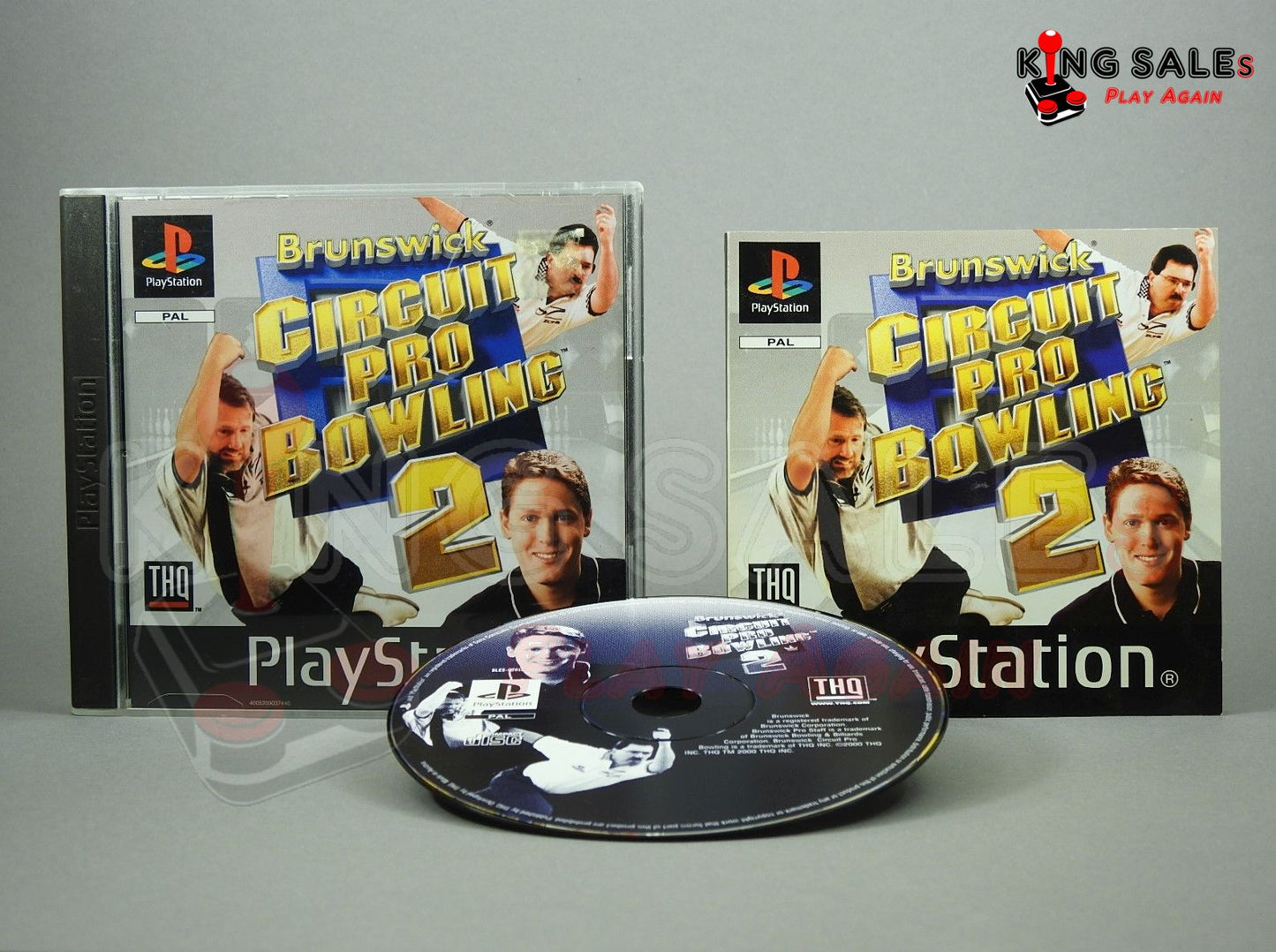 PlayStation Videospiel Brunswick Circuit Pro Bowling 2 Hülle mit Anleitung und Disc