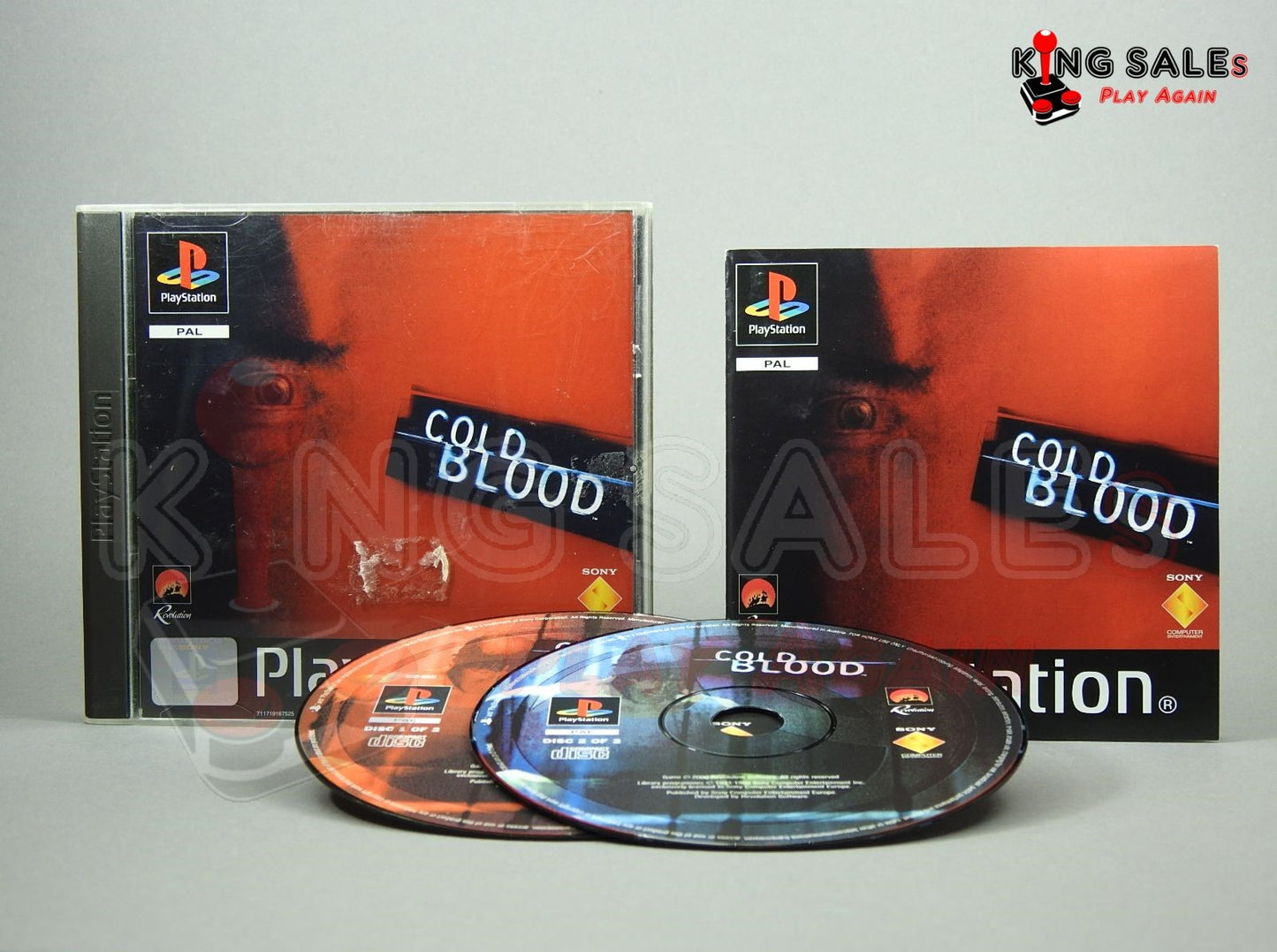 PlayStation Videospiel Cold Blood Hülle mit Anleitung und Disc