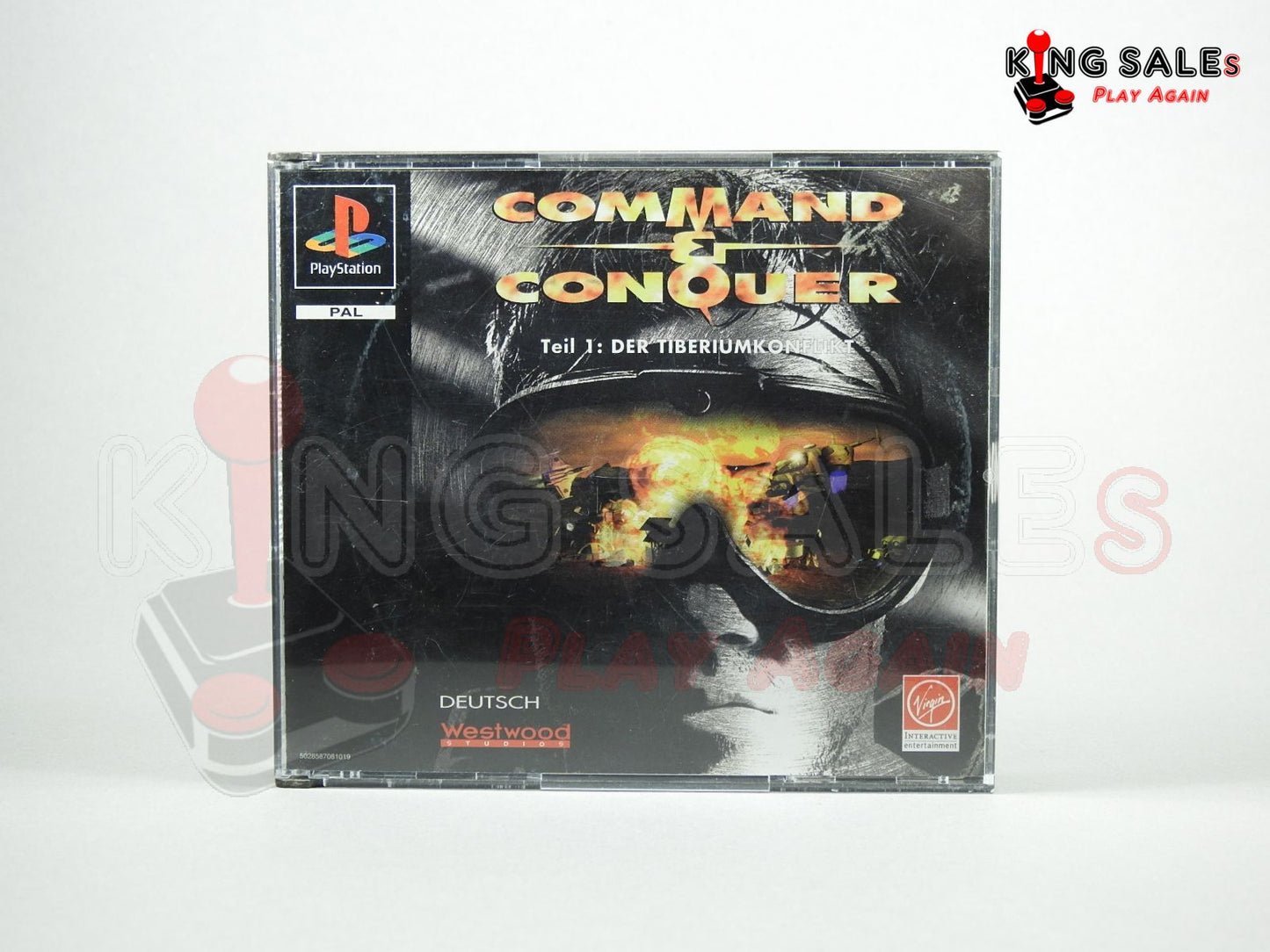 PlayStation Videospiel Commander & Conquer Teil 1: Der Tiberiumkonflikt Front