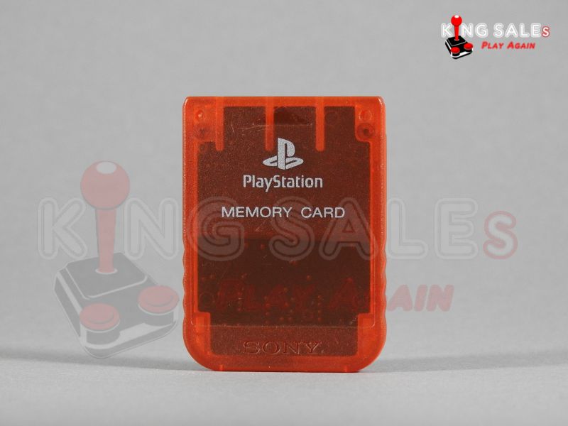 Play Station Memory Card transparent Rot