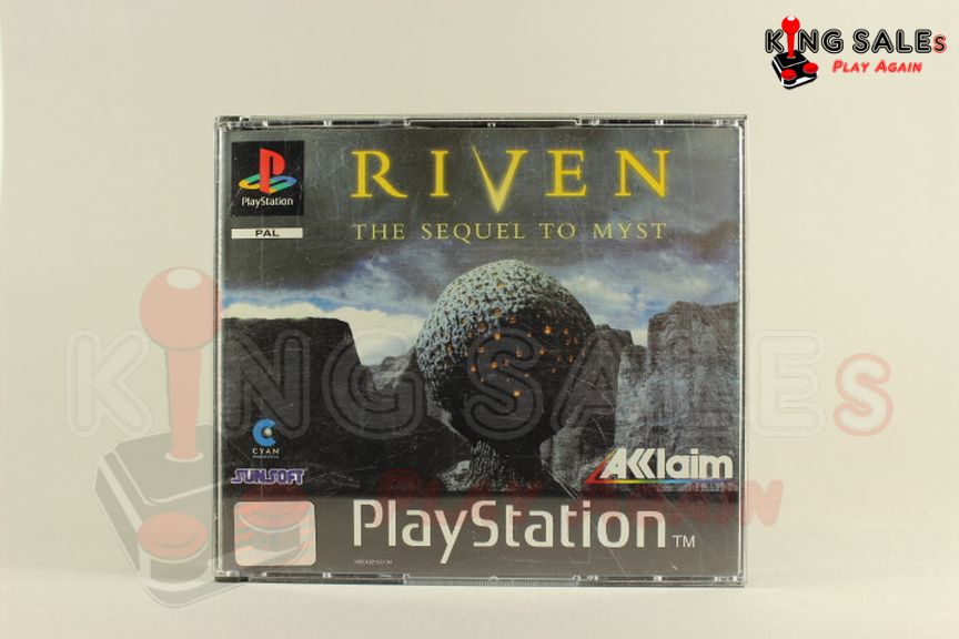 PlayStation Videospiel Riven The Sequel to Myst Hüllevon vorne
