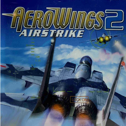 Sega Dreamcast Videospiel Aerowings 2 Hülle mit Anleitung und Disc