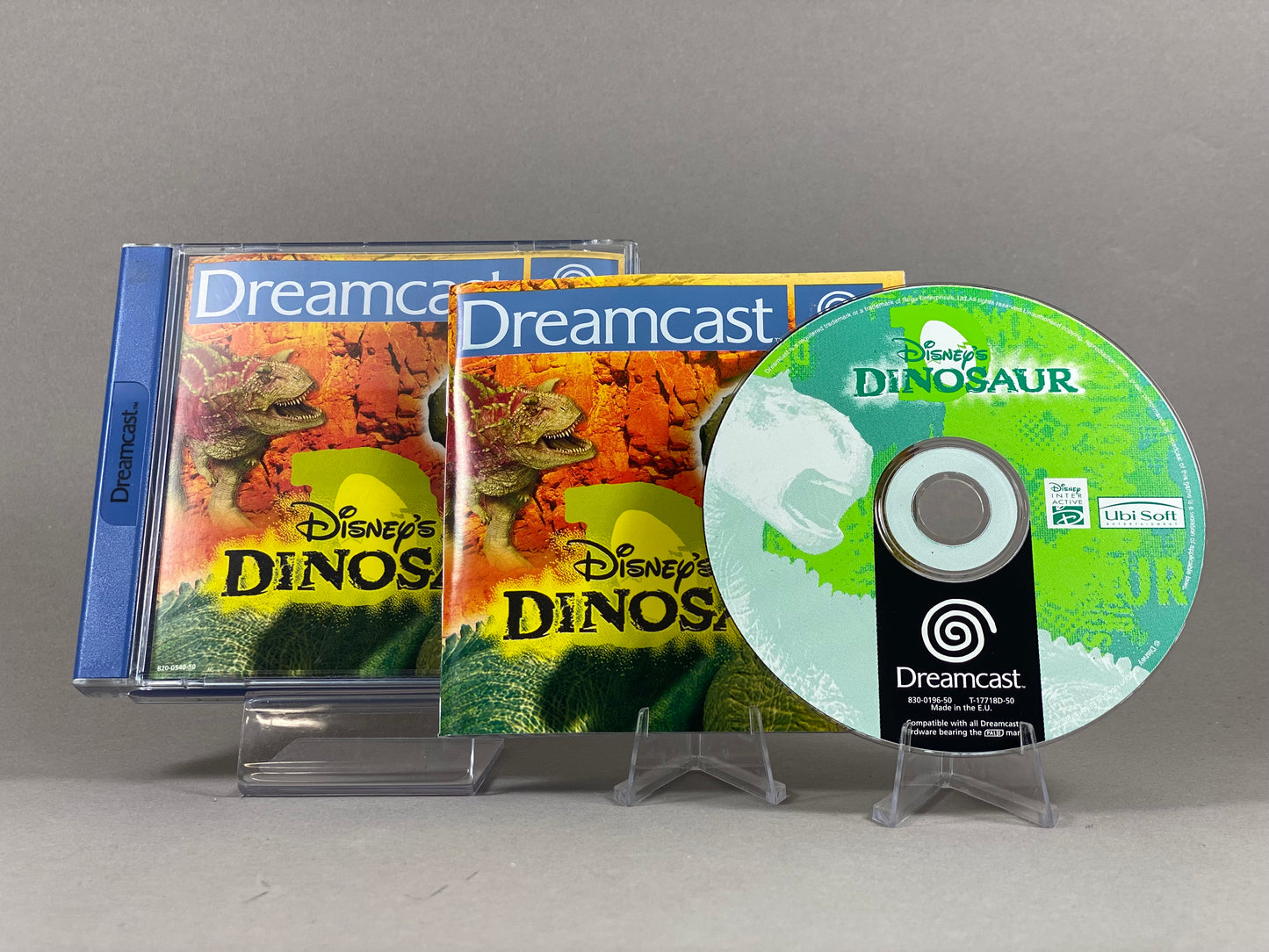 Sega Dreamcast Videospiel Disneys Dinosaur Hülle mit Anleitung und Disc