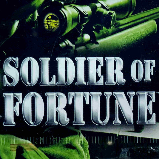 Sega Dreamcast Videospiel Soldier of Fortune Hülle mit Anleitung und Disc