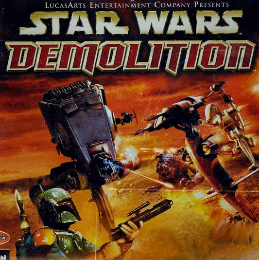 Sega Dreamcast Videospiel Star Wars Demolition Hülle mit Anleitung und Disc