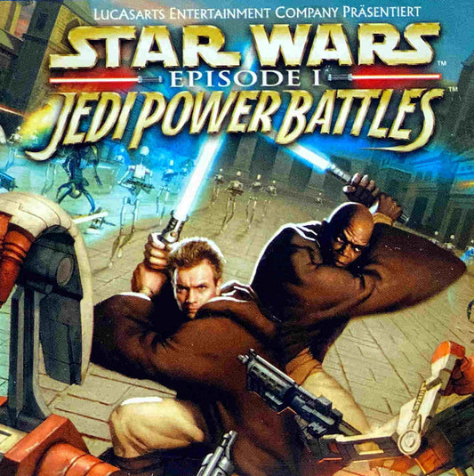 Sega Dreamcast Videospiel Star Wars Jedi Power Battle Hülle mit Anleitung und Disc