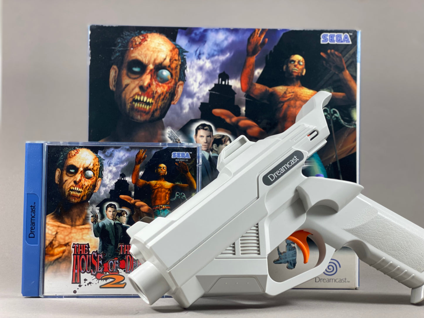 Sega Dreamcast The House of the Dead Big Box OVP mit Spiel und Light Gun