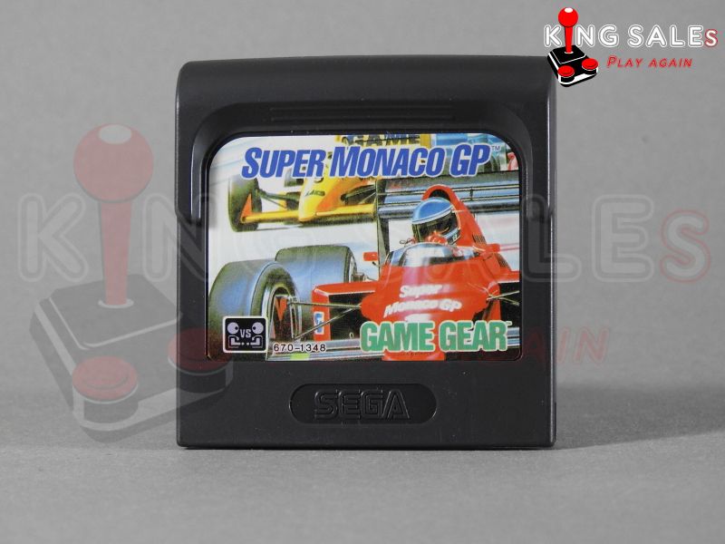 Sega Game Gear Videospiel Super Monaco GP Modul von vorne
