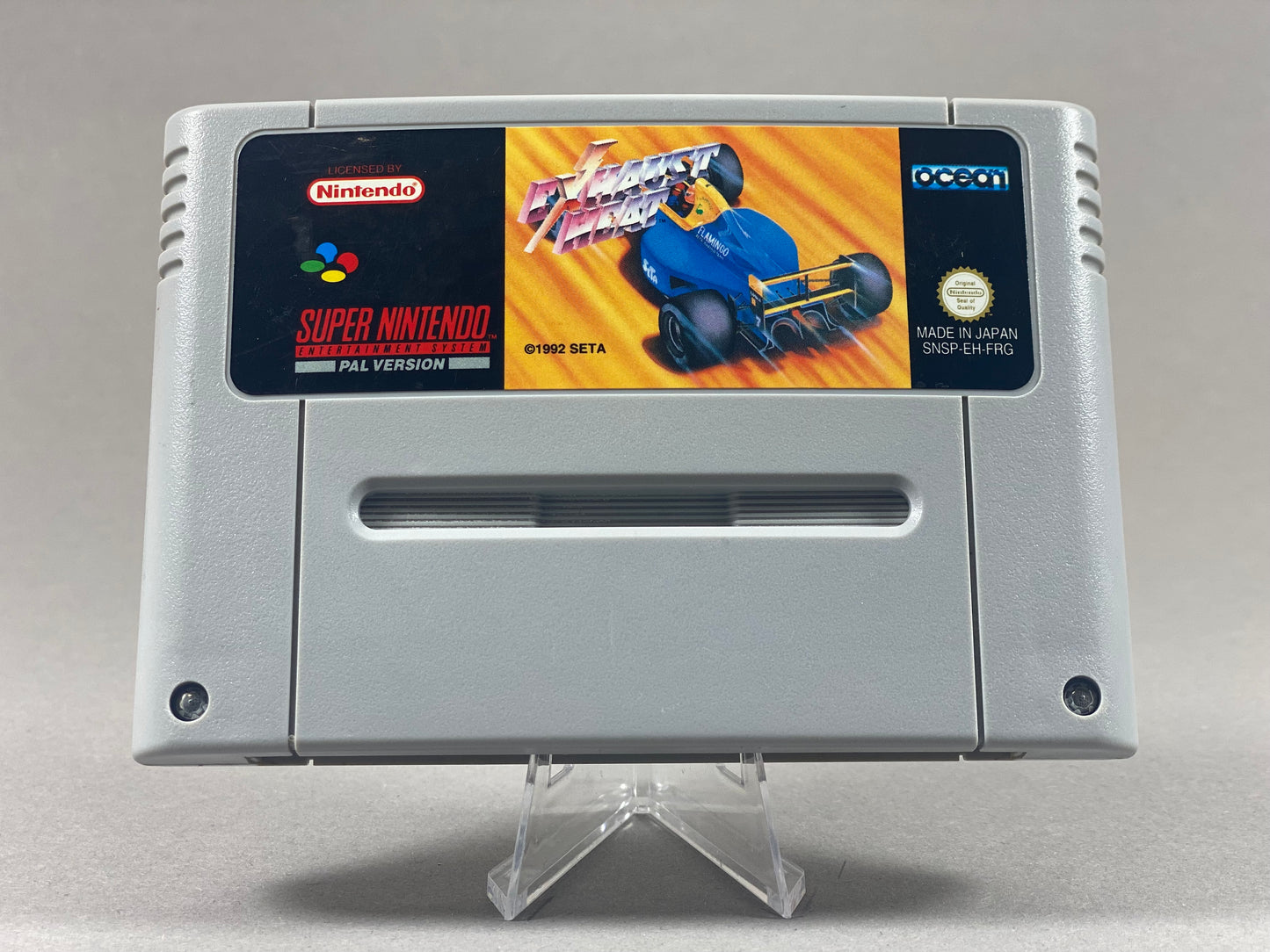 Super Nintendo Videospiel Exhaust HEad Modul von vorne