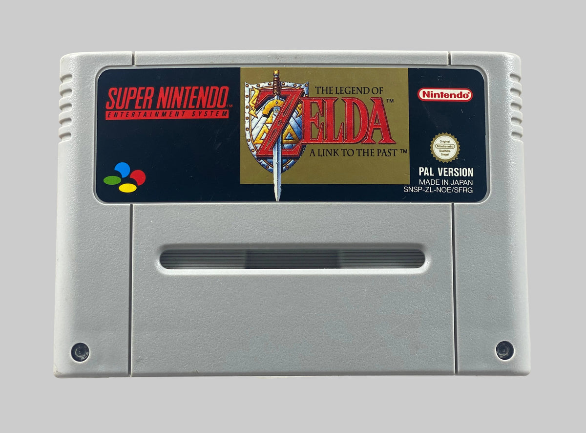 Super Nintendo Videospiel The Legend of Zelda A Link to the Past Modul von vorne