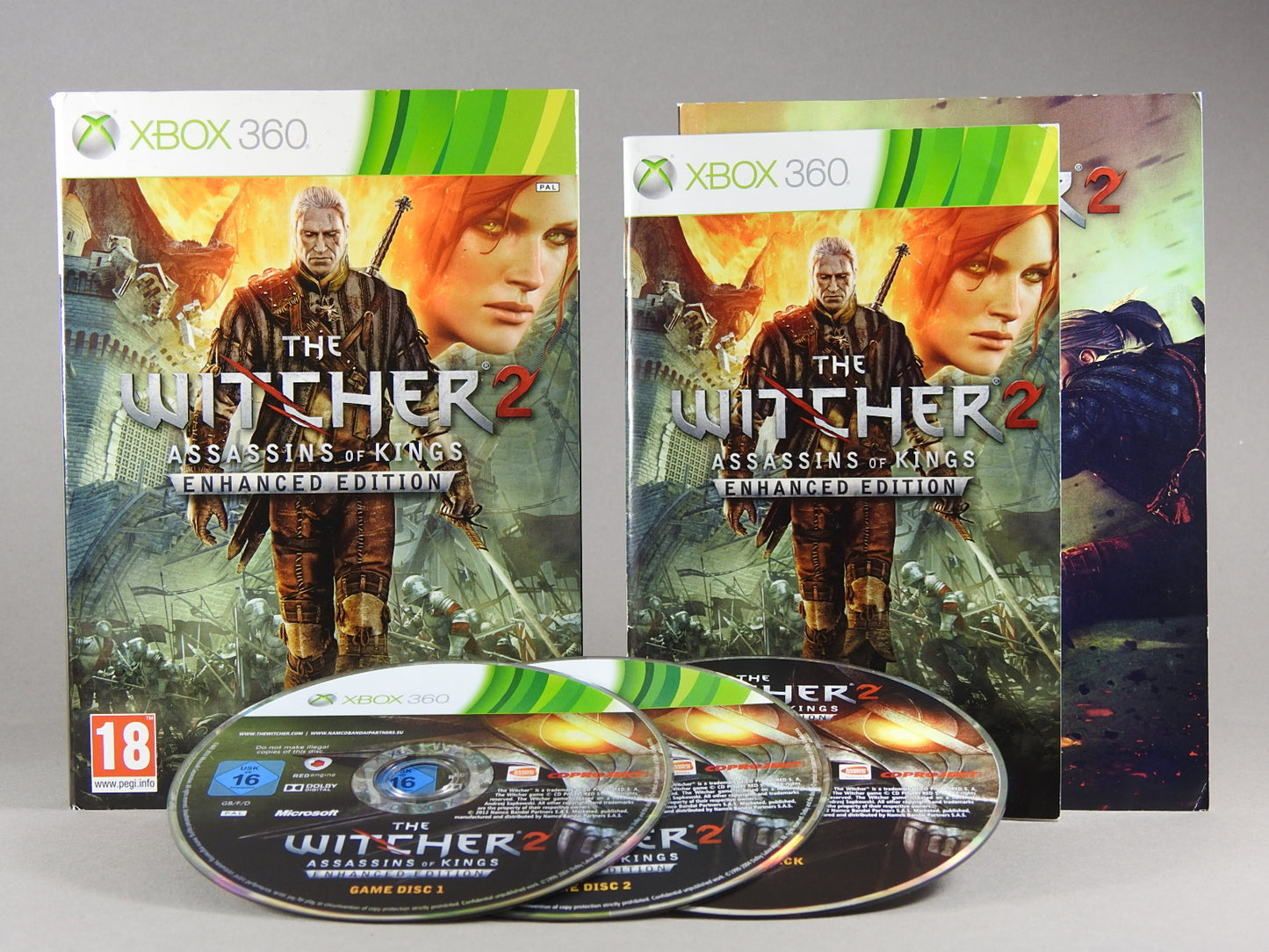 Xbox 360 Videospiel The Witcher 2 Assassins of Kings Hülle mit Anleitung und Disc