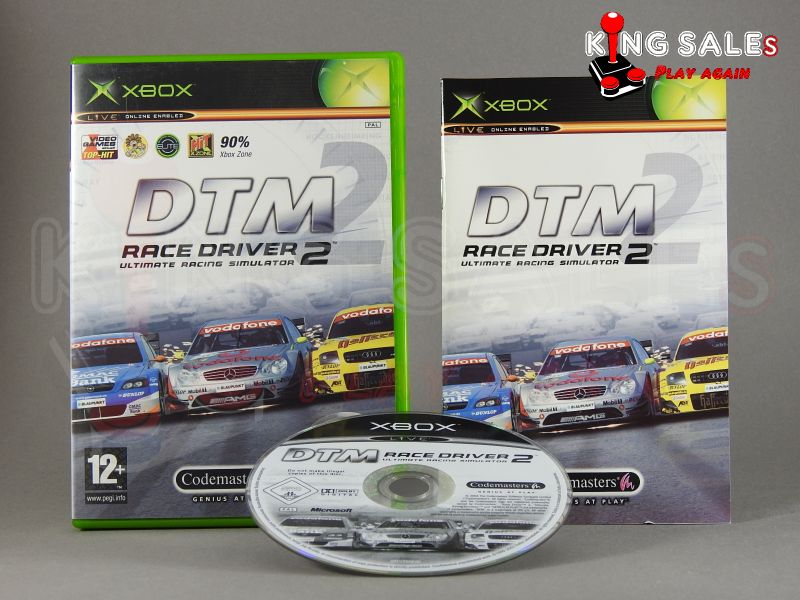 Xbox Videospiel DTM Race Driver 2 Hülle mit Anleitung und Disc
