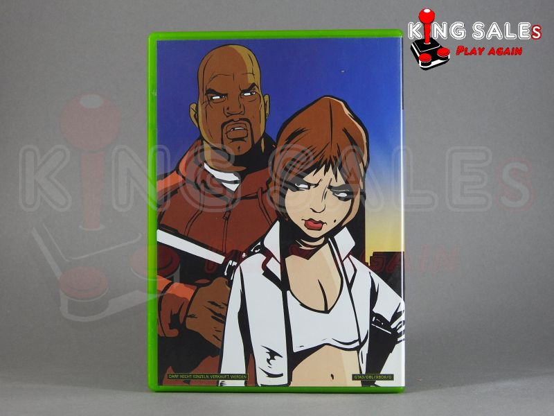 Xbox Videopiel GTA 3 Cover von hinten