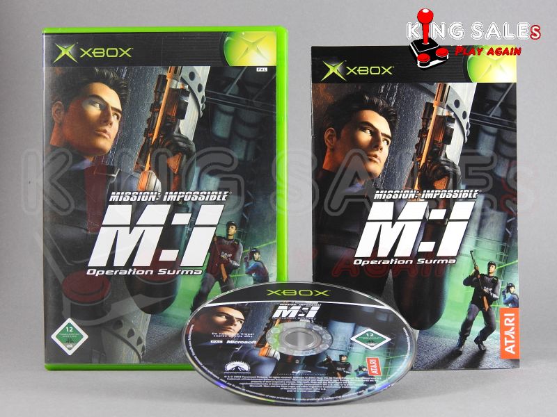 Xbox Videospiel Mission Impossible: Operation Surma Hülle mit Anleitung und Disc