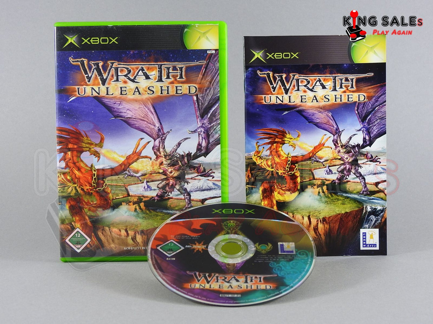 Xbox Videospiel Wrath Unleashed Hülle mit Anleitung und Disc